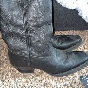 Durango Black Western Boots